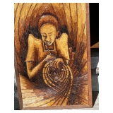 African Mosiacs from Uganda - made from banana bark and fiber 