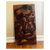 African Mosiacs from Uganda - made from banana bark and fiber 