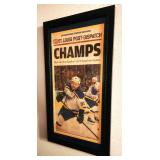 Famed special Edition STL Post-Dispatch front page of STL Blues Stanley Cup Championsip