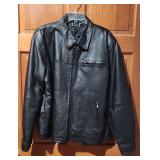 Mens Mazzino Leather Jacket Size L