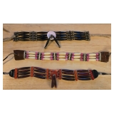 Native American Indian Style Bison Bone Bead Chokers