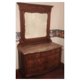 antique marbletop dresser