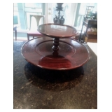 1860 mahogany lazy susan