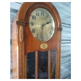 Working oak grandfather clock