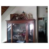 Mahogany china closet