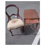 Victorian needlepoint chair