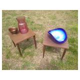 Mcm glass and tables