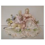 Huge collection of Italian and French pottery and bisque figurines