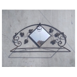 Wrought iron hall wrack