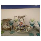 Italian pottery and glass