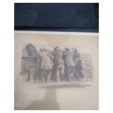 Characol signed drawing