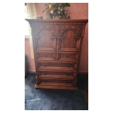 Solid Wood Tall Dresser