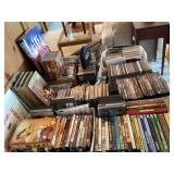 CD’s, DVD’s, cassettes, movies etc..