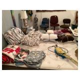 K- size bed and bedding