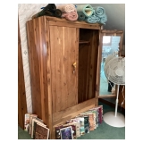 Storage , rugs & craft books
