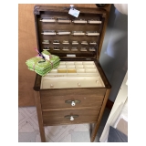 Vtg sewing cabinet