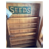Antique seed display 