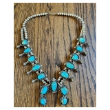 15 Stone Navajo Squash Blossom