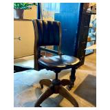 Vintage leather Desk Chair