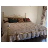 Solid Brass Bed King