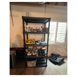 Shelves with lots on them! 