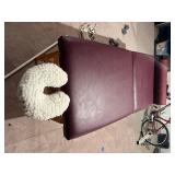 SOLD Massage table w/bolster, foldable