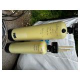 Acid neutralizer/water softener w/analog control heads