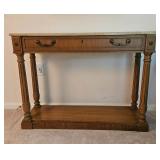 Marble top console