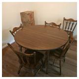 Kitchen table and five chairs