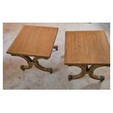 Maple side tables
