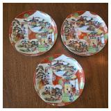 Vintage Japanese saucers