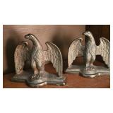 Solid brass eagle bookends