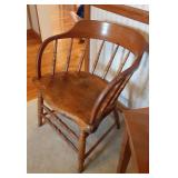 Antique chair is comfy and sturdy