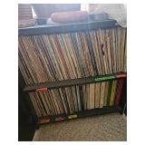 Cabinet and vintage vinyl collection