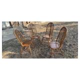 4 Oak Chairs