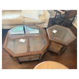 Antique Coffee Table and Side Table