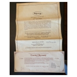 Ridgeway 121 Grandfather Clock Documents