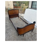 Antique French Twin Bed Set with Mattresses
