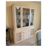 Rattan sideboard cabinet