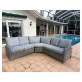 3-piece sectional outdoor sofa