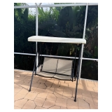 Patio swing with canopy