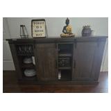 entry way table: 1 fully built, 1 new in box