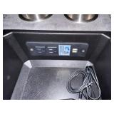 family sofa w/ 3 electric recliners & cup holder section