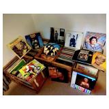 Collection of vinyl records