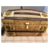 Toile painted trunk