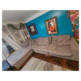 Large Gray Sectional Sofa