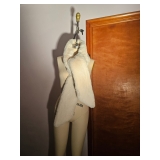 White Faux Fur Scarf