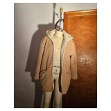 Brown Faux Fur Cardigan Coat