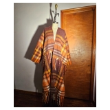 Brown Multicolor Duster