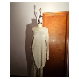 White Drape Dress - front